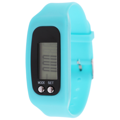 Шагомер-часы, 25×1.5×4 см, цвета МИКС