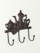 Настенные крючки декоративные «Чаепитие», чугун, 18×20×5.5 см - Фото 3