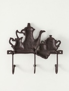 Настенные крючки декоративные «Чаепитие», чугун, 18×20×5.5 см - Фото 4