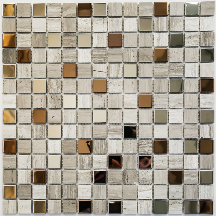 Мозаика из натурального камня Bonaparte Amsterdam, полированная, 305 x 305 мм