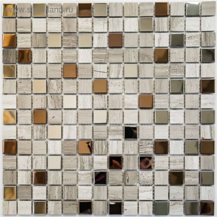 Мозаика из натурального камня Bonaparte Amsterdam, полированная, 305 x 305 мм - Фото 1