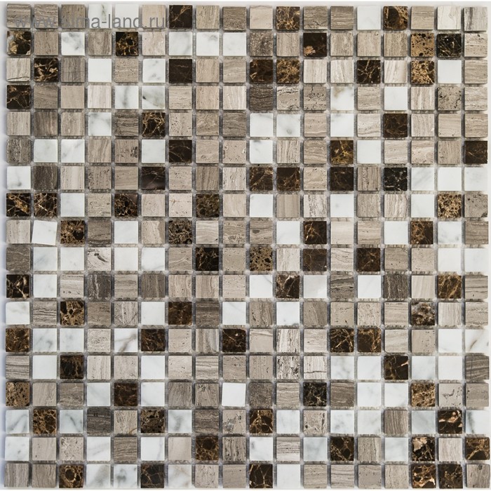 Мозаика из натурального камня Bonaparte Detroit, полированная, 305 x 305 мм - Фото 1