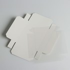 Коробочка для печенья с прозрачной крышкой 16 х 13 х 3 см - Фото 3