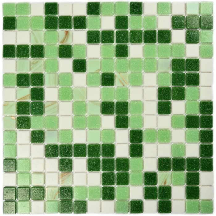 Мозаика стеклянная Bonaparte Grass, 327 x 327 мм - Фото 1