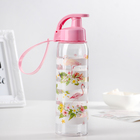 Бутылка для воды пластиковая «Фламинго», 500 мл, цвет розовый - Фото 2