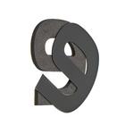 Часы настенные интерьерные, 3d «Элегант», дискретный ход, наклейка, большие, d=120 см, чёрные - Фото 2