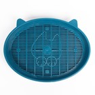 Туалет с сеткой «Киса», 37×27×4 см, синий - Фото 2