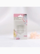 Иглы швейные, самовдеваемые, d=0.76 мм, 3.6-4.2 см, набор 12 шт. - Фото 2