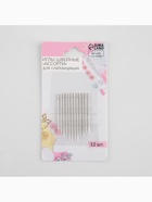 Иглы швейные, самовдеваемые, d=0.76 мм, 3.6-4.2 см, набор 12 шт. - Фото 5