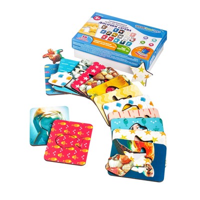 Доски Сегена «Морские животные», набор 18 шт., размер досочки: 6.5 × 8.5 см