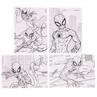 Набор для рисования, 20 предметов "Самый быстрый", Человек-паук - фото 8592169