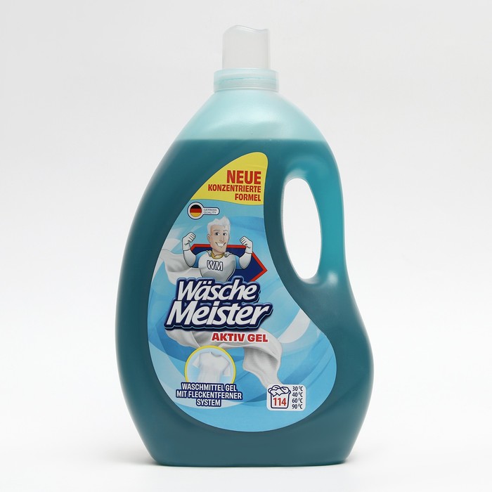 Жидкое средство для стирки Wasche Meister Universal Active, гель, универсальное, 4.1 л - Фото 1