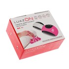 Лампа для гель-лака Luazon LUF-17, LED, 24 Вт, 8 диодов, таймер 60/90/120 с, USB, розовая - Фото 5