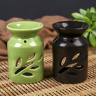 Аромалампа для эфирных масел «Веточка с листьями», керамика, 11×7×7 см, МИКС - Фото 1