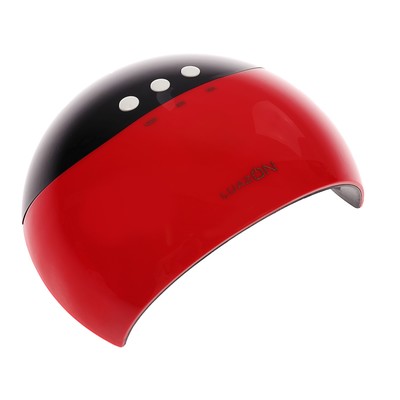 Лампа для гель-лака Luazon LUF-18, LED, 24 Вт, 8 диодов, таймер 60/90/120 сек, USB, красная