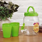 Набор «Делай лимонад»: бочка 2.1 л, 4 стакана 250 мл - Фото 1