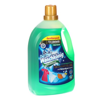 Жидкое средство для стирки Der Waschkönig C.G Universal, гель, универсальное, 3.3 л