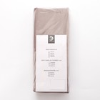 Простыня «Этель» 150×215 см, цвет серый, 100% хлопок, мако-сатин, 125 г/м² - Фото 4