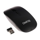 Мышь Dialog MROP-02U Pointer, беспроводная, оптическая, 1600 dpi, 2xAAA, USB, чёрная - Фото 1