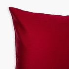 Наволочка «Этель» 50×70 см, цвет бордовый, 100% хлопок, мако-сатин, 125 г/м² - Фото 2