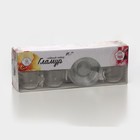 Чайный сервиз «Гламур», 12 предметов: чашки 250 мл 6 шт., блюдца 6 шт., стекло, прозрачный - Фото 8