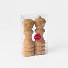 Набор для специй Доляна «Комфорт», 2 предмета: мельница и солонка, бежевый - Фото 24