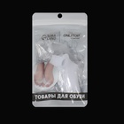 Корректоры - разделители для пальцев ног, с накладкой на косточку большого пальца, 1 разделитель, силиконовые, 7×4 см, пара, белые - Фото 7