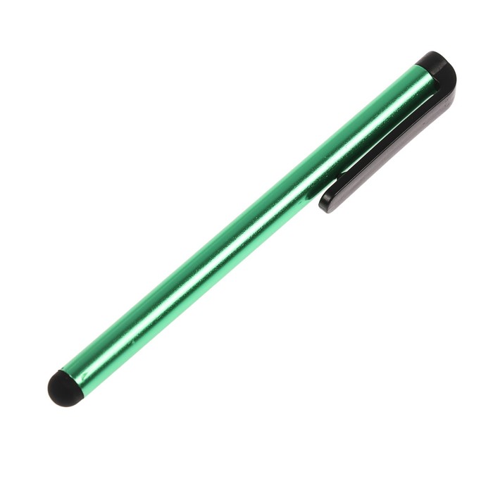 Стилус Luazon, для планшета и телефона, 10 см, тепловой, с креплением, зелёный - Фото 1
