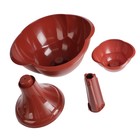 Клумба «Водопад», 2 яруса, 33.5 л, d=27-55 см, бортик h=60 см, пластиковая, коричневая - Фото 3