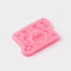 Молд для заливки Доляна «Ключ от сердца», силикон, 8.5×6.8 см, МИКС - Фото 2