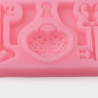 Молд для заливки Доляна «Ключ от сердца», силикон, 8.5×6.8 см, МИКС - Фото 4