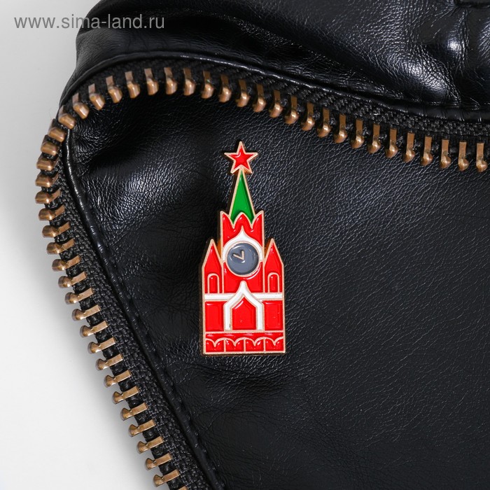 Значок «Москва. Спасская башня» - Фото 1