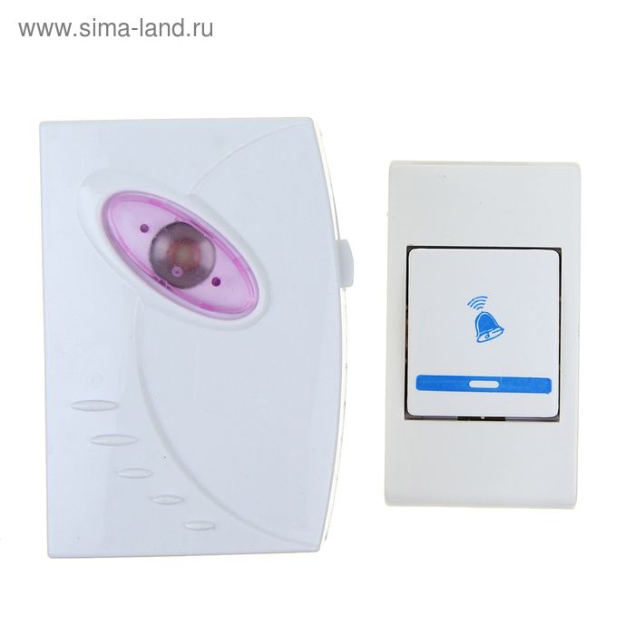 Звонок Luazon LZDV-01-01, беспроводной, 220 В, LR23A, МИКС