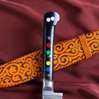 Нож Пчак Шархон - оргстекло, ёрма, гарда олово ШХ-15, клинок 11-12 см МИКС - Фото 15