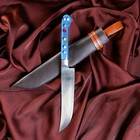 Нож Пчак Шархон - оргстекло, ёрма, гарда олово ШХ-15, клинок 11-12 см МИКС - Фото 4