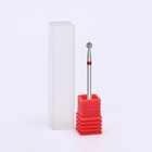 Фреза алмазная для маникюра «Шар», мелкая зернистость, 3.1 мм, в пластиковом футляре - Фото 4