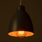 Светильник BayerLux Подвес «Овал» 1×40 Вт E27 серый 14×14×18-98 см - Фото 4