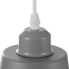 Светильник BayerLux Подвес «Цилиндр» 1×40 Вт E27 серый 13×13×16-96 см - Фото 8