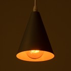 Светильник BayerLux Подвес «Конус» 1×40 Вт E27 серый 12×12×16-96 см - Фото 4