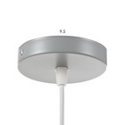 Светильник BayerLux Подвес «Конус» 1×40 Вт E27 серый 12×12×16-96 см - Фото 5