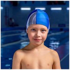 Шапочка для плавания детская ONLYTOP, тканевая, обхват 46-52 см - фото 4599026
