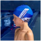 Шапочка для плавания детская ONLYTOP, тканевая, обхват 46-52 см - Фото 4