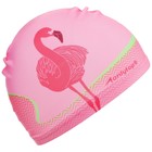 Шапочка для плавания детская ONLYTOP «Фламинго», тканевая, обхват 46-52 см - фото 8457555