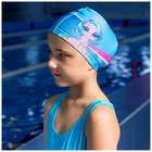 Шапочка для плавания детская ONLYTOP «Единорожка», тканевая, обхват 46-52 см - фото 3833345