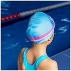 Шапочка для плавания детская ONLYTOP «Единорожка», тканевая, обхват 46-52 см - фото 8457568