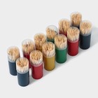 Зубочистки Доляна, 60 шт., цвет МИКС - Фото 5