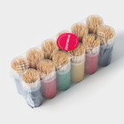 Зубочистки Доляна, 60 шт., цвет МИКС - Фото 8