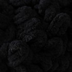 Пряжа "Puffy fine" 100% микрополиэстер 14,5м/100г  (60 черный) - фото 8457616