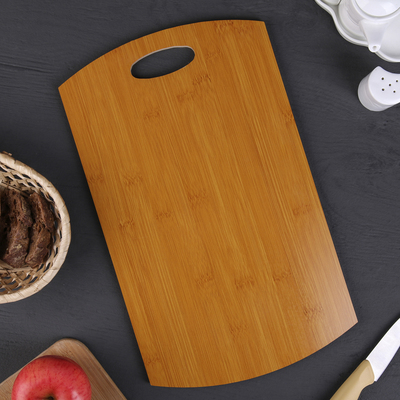 Доска для подачи Доляна «Финарро», 39.5×24 см, толщина 0.8 см, мдф бамбук