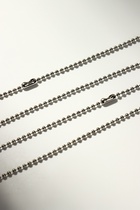 Кулоны парные на цепочке «Яркие сердечки», 45 см, синие, розовые в серебре - Фото 4